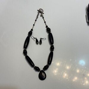 Elegant Black Onyx Jewelry Set